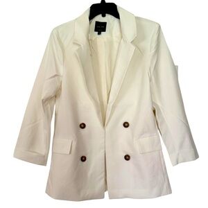 Love Tree Womens White Blazer
